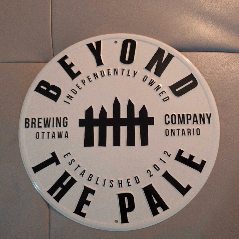 Beyond The Pale Brewing Company Tin Sign